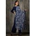 Navy Blue Pakistani Suit Designer Salwar Kameez