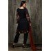 Elegant Black Salwar Suit Pakistani Designer Evening Dress