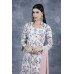 Off White Floral Printed Suit Pakistani Designer Dress