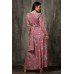 Pink Printed Party Suit Designer Wear