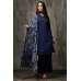 Navy Blue Pakistani Suit Designer Salwar Kameez