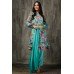 Turquoise Printed Salwar Kameez Pakistani Readymade Suit