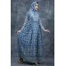 Bluish Grey Embellished Anarkali Suit Pakistani Gown