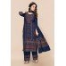 Navy Blue Woolen Suit Readymade Pakistani Dress