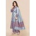 Grey Woolen Salwar Kameez Pakistani Designer Suit