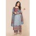 Grey Printed Palazzo Suit Pakistani Designer Dress