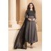 IDC-158 CHARCOAL GREY GEORGETTE READY MADE ANARKALI DRESS