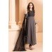 IDC-158 CHARCOAL GREY GEORGETTE READY MADE ANARKALI DRESS