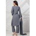 Grey Pakistani Designer Casual Salwar Kameez