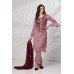 Rose Pink Georgette Embroidered Kurti Suit Set