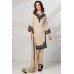 Fawn Embroidered Kameez Trouser Suit Set