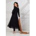 Black Frock Kurti Pakistani Designer Eid Suit