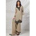 Light Pista Black Embroidered Palazzo Suit