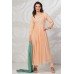 Peach Georgette Party Wear Anarkali Frock Suit