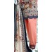 Coral Peach Embroidered Fancy Suit Indian Readymade Dress