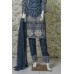 Grey Blue Pakistani Designer Suit Punjabi Style Dress