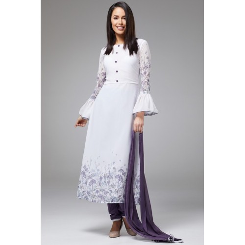 Off White Pakistani Designer Ready To Wear Spring Salwar Suit