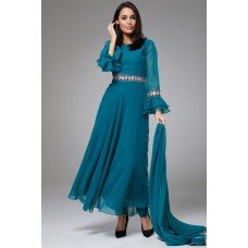 RAMA DESIGNER READY TO WEAR FLARED DRESS