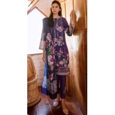 Purple Pakistani Lawn Cotton Suit Designer Wear