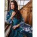 Teal Summer Lawn Salwar Kameez Pakistani Casual Suit