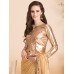 GOLD DESIGNER PARTY WEAR SAREE