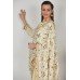 Ivory Indian Designer Embroidered Ethnic Saree 