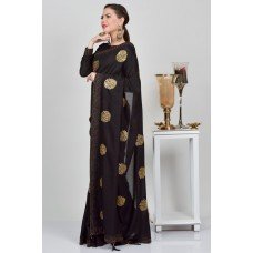 Black Party Designer Saree