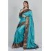 Ferozi Brocade Border Silk Saree