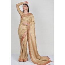 Gold Designer Indian Saree