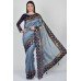 Grey Ethnic Silk Indian Saree