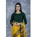 Yellow & Green Vintage Indian Saree