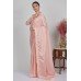 Peachy Pink Wedding Saree Indian Designer Sari