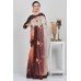 Brown Digital Printed Casual Indian Saree