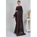 Black Fancy Indian Evening Wear Saree