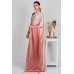 Rose Pink Satin Indian Party Wear Saree