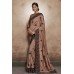 ZIDC-402 STUNNING BROWN LACE BORDER WEDDING WEAR READY MADE SAREE