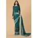 RAMA GREEN BOLD PRINTED SAREE