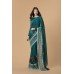 RAMA GREEN BOLD PRINTED SAREE