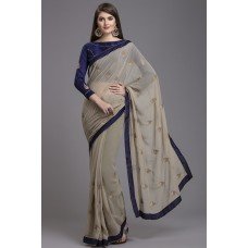 ZIDC-407 LUXURIOUS NEW WEDDING WEAR INDIAN READYMADE SAREE