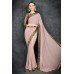 Rose Pink & Navy Blue Brocade Banarasi Style Blouse Indian Saree