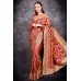 RUSTY PINK EMBROIDERED BROCADE BORDER READYMADE BLOUSE SAREE