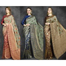 INDIAN WEDDING BANARASI STYLE SAREE