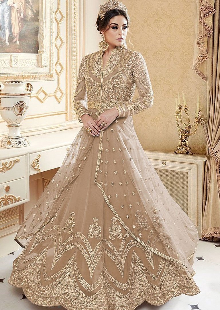 BEIGE INDIAN BRIDEMAIDS GOWN