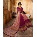 CLASSIC BURGUNDY INDIAN READY MADE WEDDING WEAR GOWN