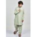 Pista Embroidered Modest Kurta For Boys