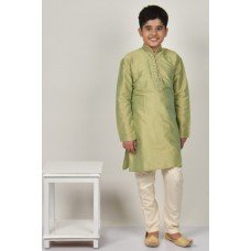 Pista Embroidered Indian Boys Wedding Kurta Pajama