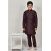 Maroon Readymade Kids Kurta Pajama