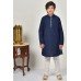 Navy Blue Pakistani Kids Kurta Pajama