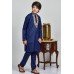 Blue Kids Kurta Pajama Boys Wedding Wear