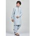 Light Blue Stylish Formal Kids Kurta Set